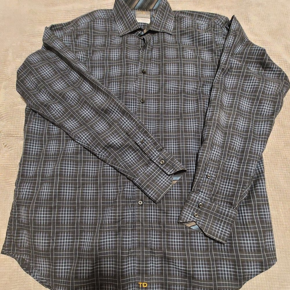 3/$15    Men's Thomas Dean Long Sleeve Button Up Shirt